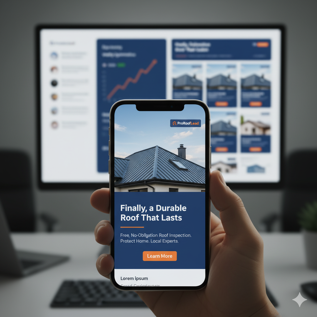 Examples of proven roofing ad creatives